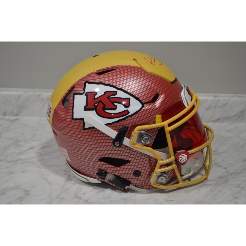 Patrick Mahomes - Kansas City Chiefs Hydro-Dipped Riddell Speed Flex