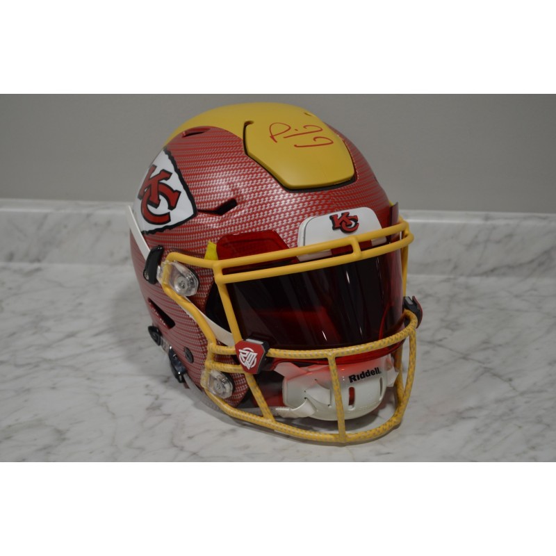 Patrick Mahomes - Kansas City Chiefs Hydro-Dipped Riddell Speed Flex
